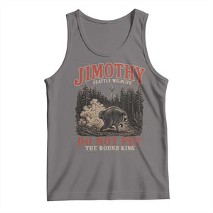 Jimothy Raccoon Seattle Wildlife Tank Top Do Not Pet The Round King Funny Viral Trash Panda