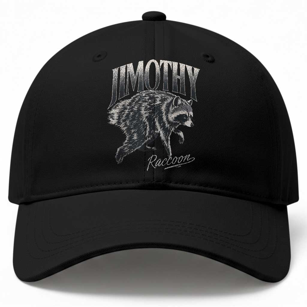 Jimothy Raccoon Baseball Cap Funny Seattle Trash Panda Wildlife TS11 Print Your Wear
