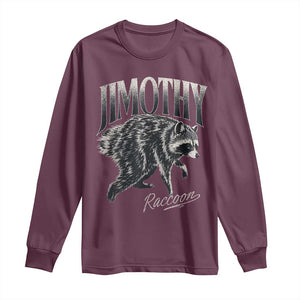 Jimothy Raccoon Long Sleeve Shirt Funny Seattle Trash Panda Wildlife