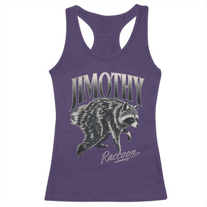 Jimothy Raccoon Racerback Tank Top Funny Seattle Trash Panda Wildlife
