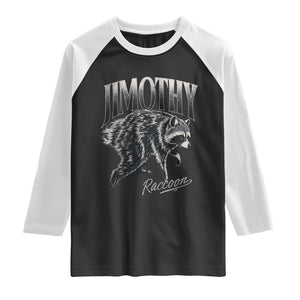 Jimothy Raccoon Raglan Shirt Funny Seattle Trash Panda Wildlife