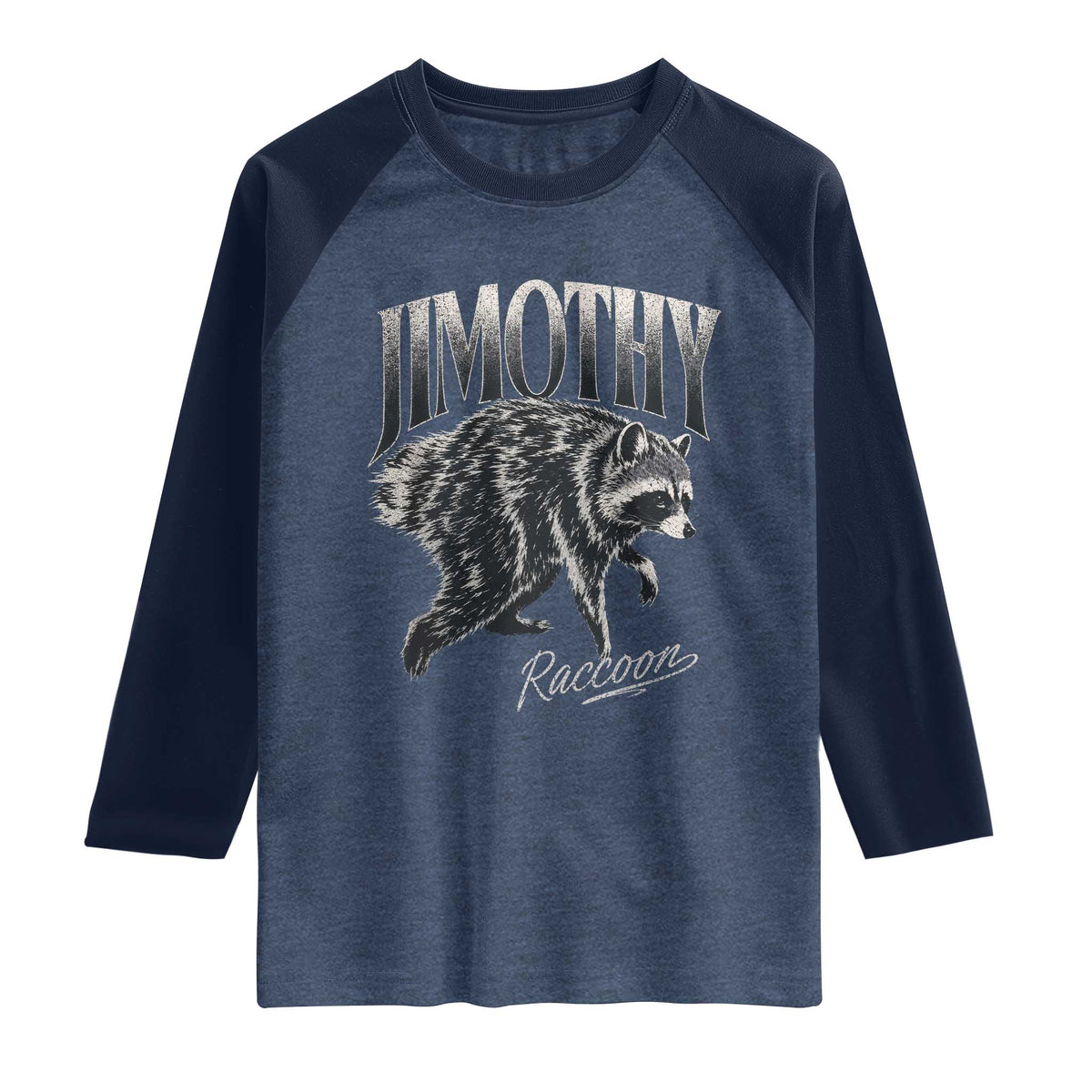 Jimothy Raccoon Raglan Shirt Funny Seattle Trash Panda Wildlife