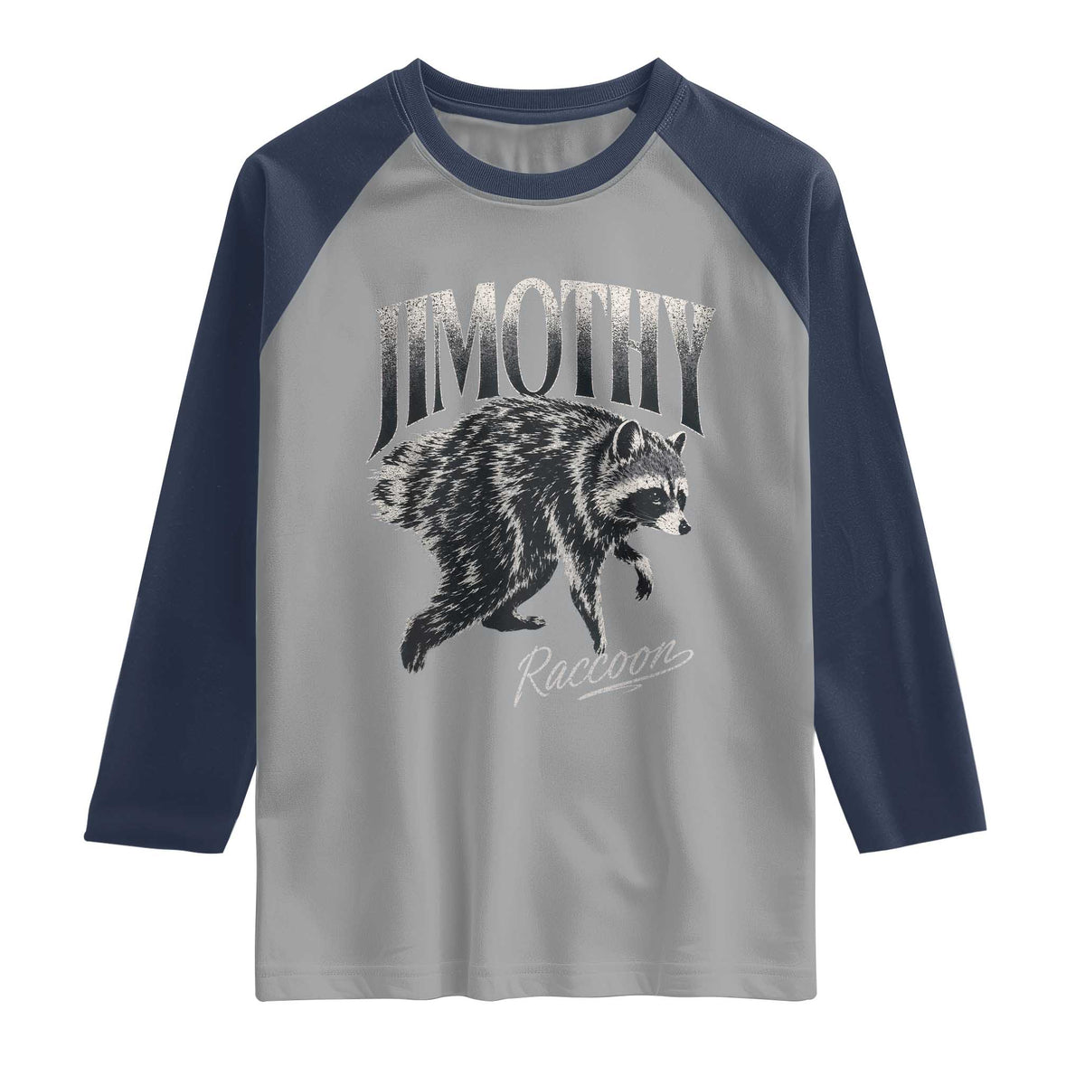 Jimothy Raccoon Raglan Shirt Funny Seattle Trash Panda Wildlife