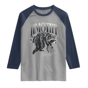 Jimothy Raccoon Raglan Shirt Funny Seattle Trash Panda Wildlife