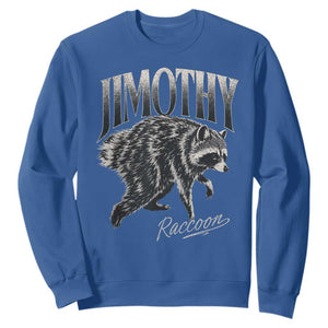 Jimothy Raccoon Sweatshirt Funny Seattle Trash Panda Wildlife TS11 Royal Blue Print Your Wear
