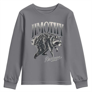Jimothy Raccoon Youth Sweatshirt Funny Seattle Trash Panda Wildlife