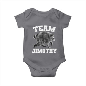 Team Jimothy Raccoon Baby Onesie Funny Seattle Trash Panda Lover