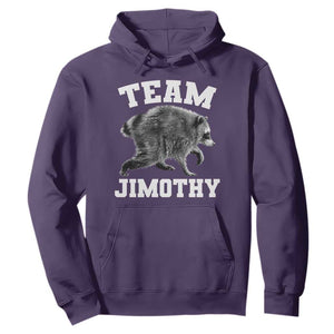 Team Jimothy Raccoon Hoodie Funny Seattle Trash Panda Lover