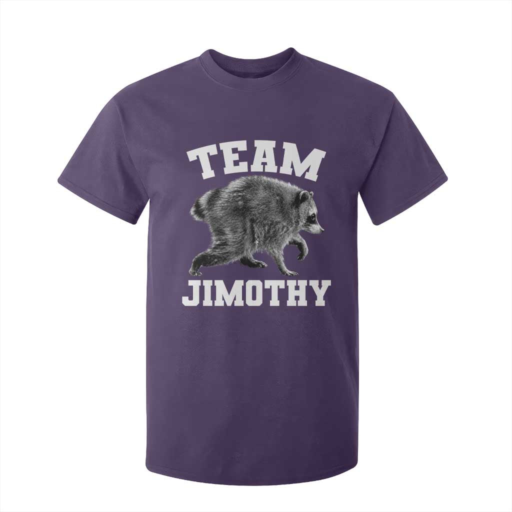 Team Jimothy Raccoon T Shirt For Kid Funny Seattle Trash Panda Lover