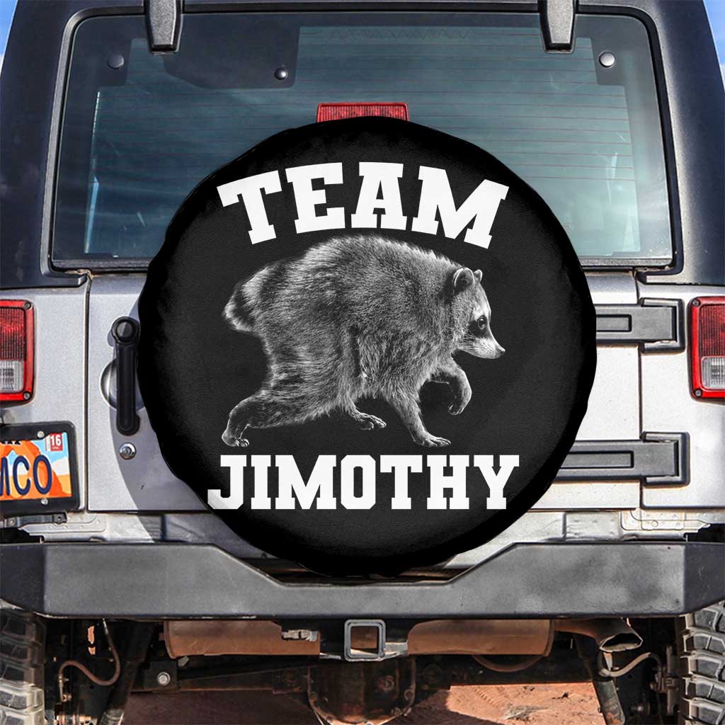 Team Jimothy Raccoon Spare Tire Cover Funny Seattle Trash Panda Lover TS11 No hole Black Print Your Wear