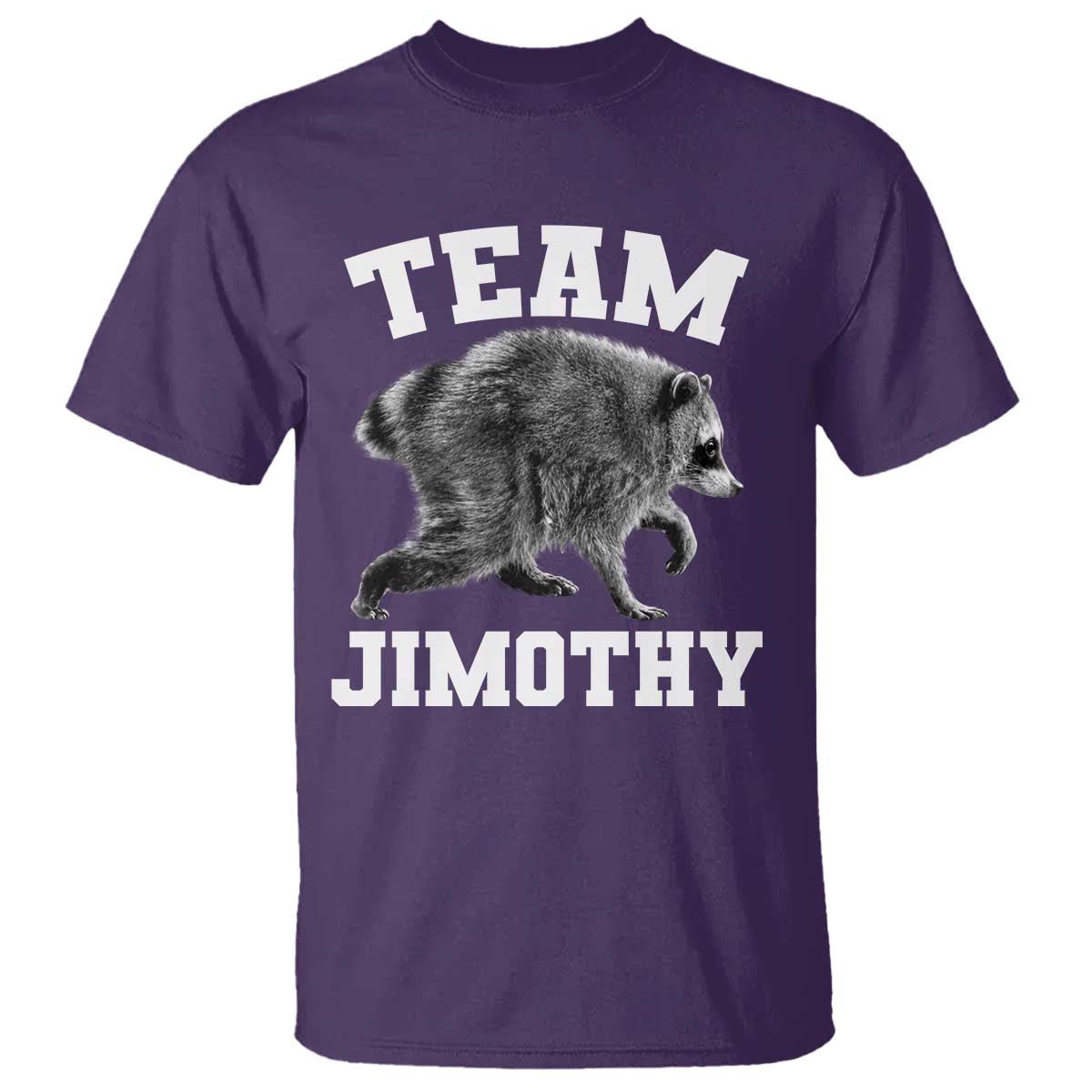 Team Jimothy Raccoon T Shirt Funny Seattle Trash Panda Lover