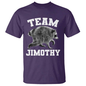 Team Jimothy Raccoon T Shirt Funny Seattle Trash Panda Lover