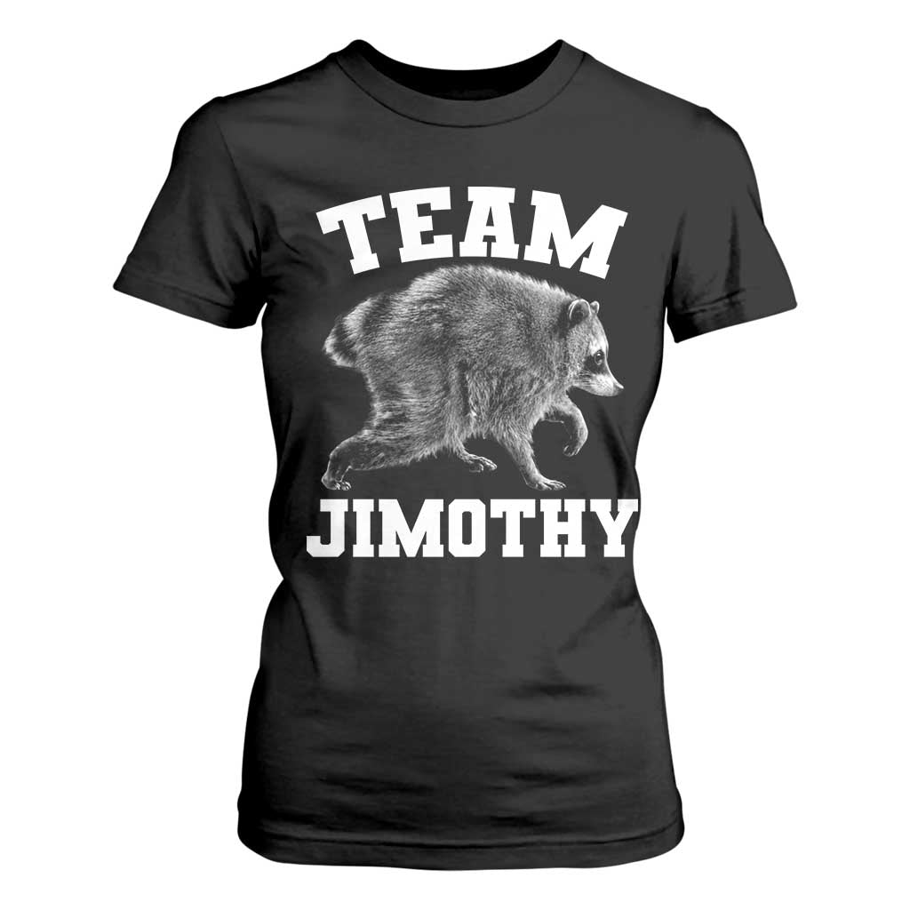 Team Jimothy Raccoon T Shirt For Women Funny Seattle Trash Panda Lover