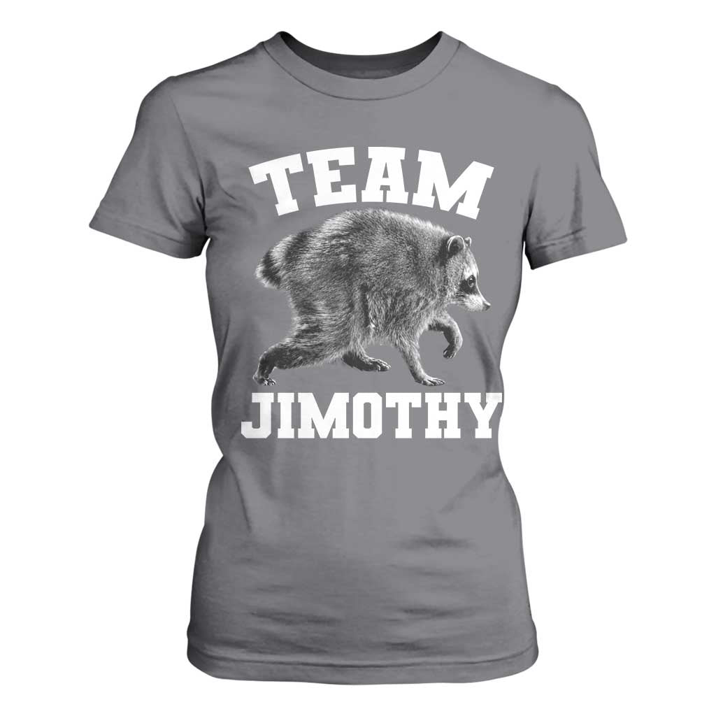 Team Jimothy Raccoon T Shirt For Women Funny Seattle Trash Panda Lover