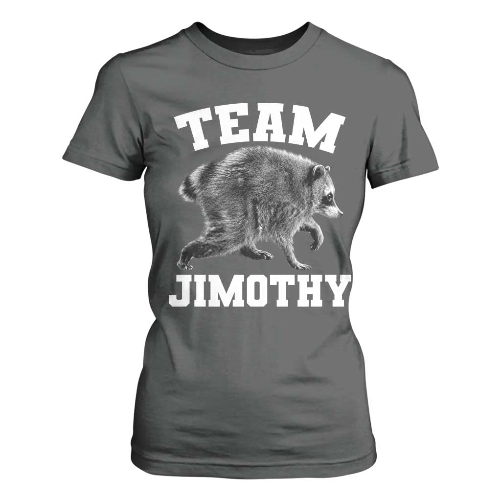 Team Jimothy Raccoon T Shirt For Women Funny Seattle Trash Panda Lover