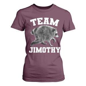 Team Jimothy Raccoon T Shirt For Women Funny Seattle Trash Panda Lover