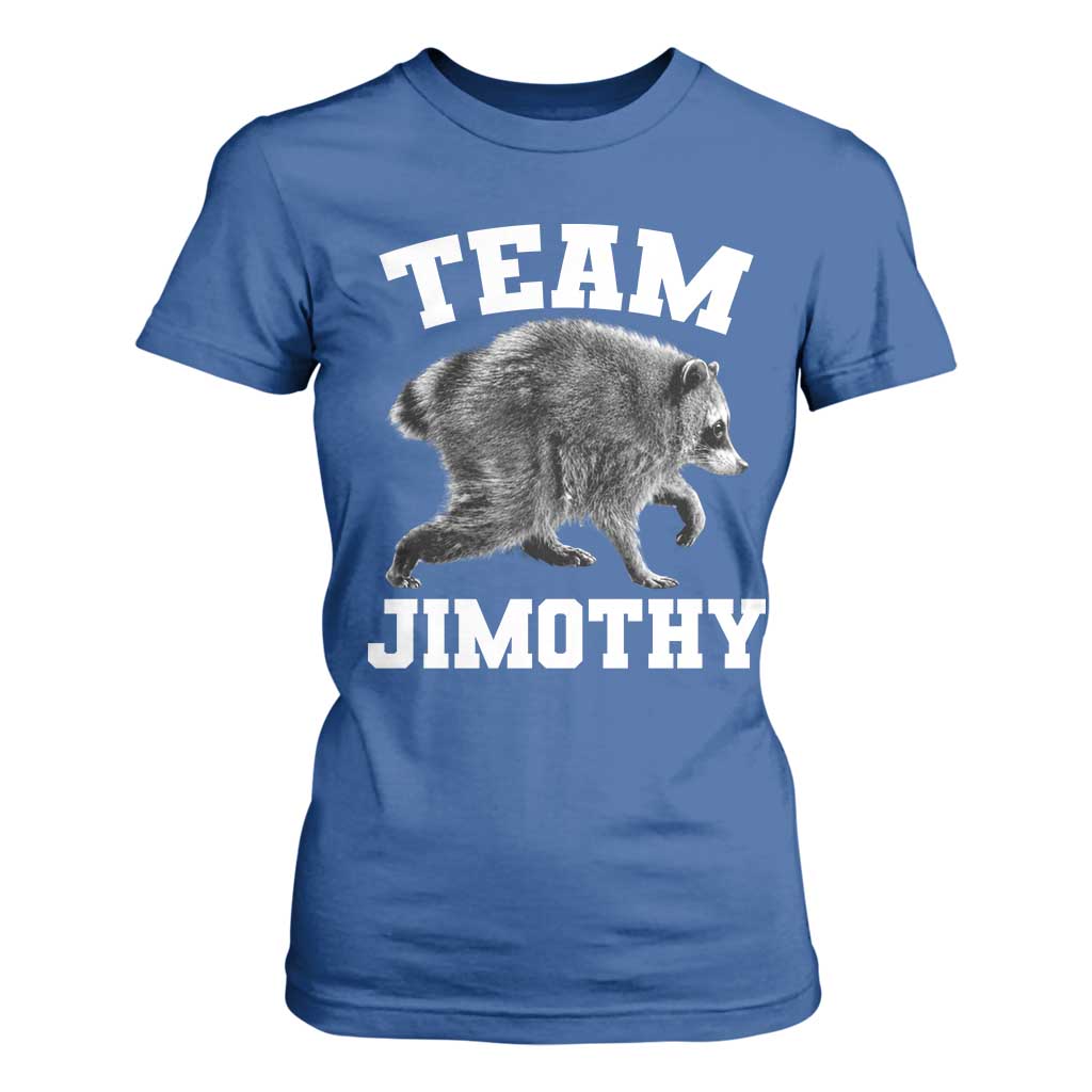 Team Jimothy Raccoon T Shirt For Women Funny Seattle Trash Panda Lover
