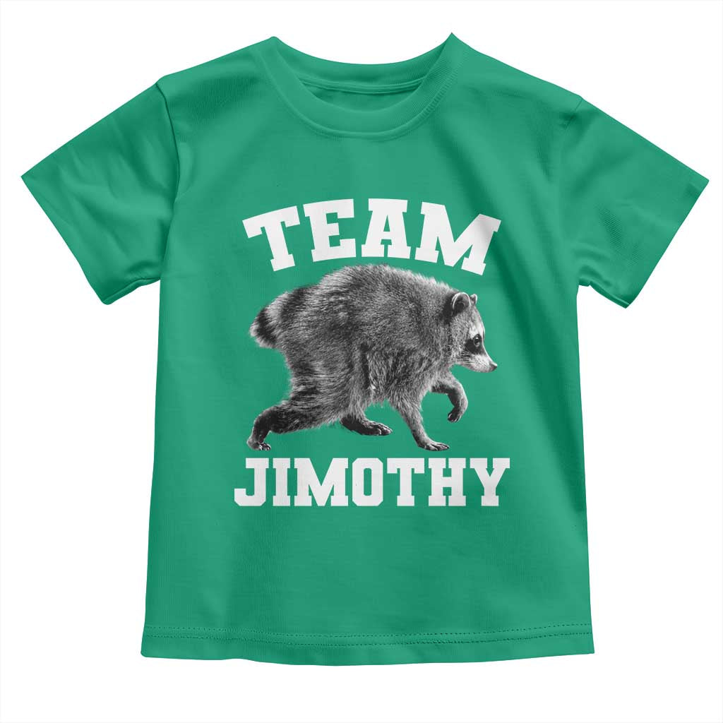 Team Jimothy Raccoon Toddler T Shirt Funny Seattle Trash Panda Lover