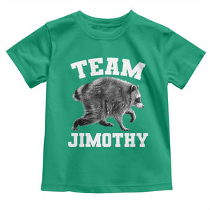 Team Jimothy Raccoon Toddler T Shirt Funny Seattle Trash Panda Lover