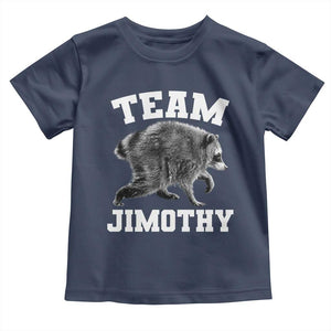 Team Jimothy Raccoon Toddler T Shirt Funny Seattle Trash Panda Lover