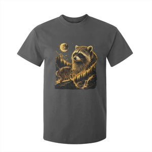 Jimothy Raccoon Howling at The Moon Parody 90s Retro T Shirt For Kid
