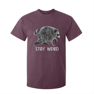 Jimothy the Raccoon Funny Stay Weird T Shirt For Kid Seattle Short Spine Trash Panda