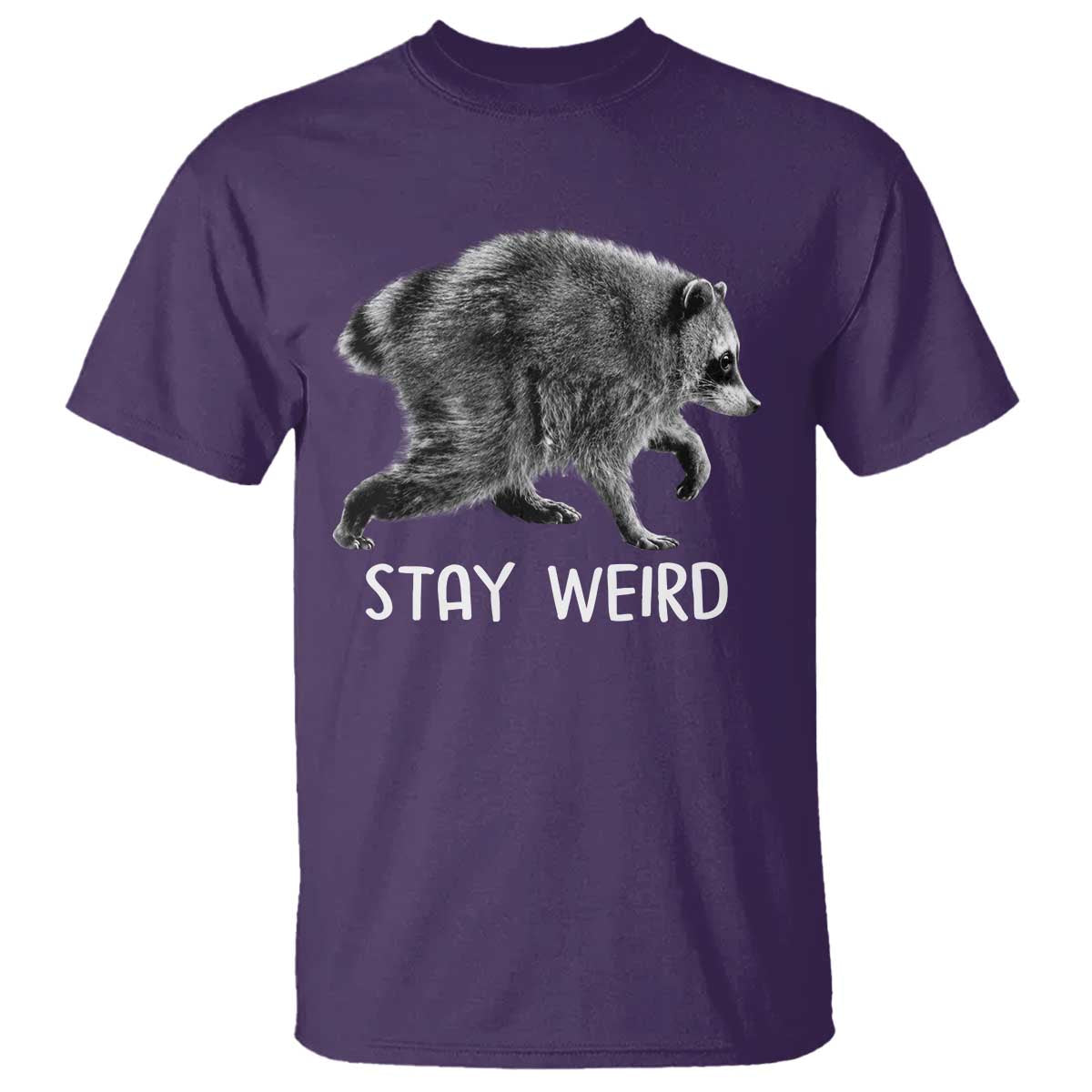 Jimothy the Raccoon Funny Stay Weird T Shirt Seattle Short Spine Trash Panda