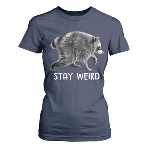 Jimothy the Raccoon Funny Stay Weird T Shirt For Women Seattle Short Spine Trash Panda
