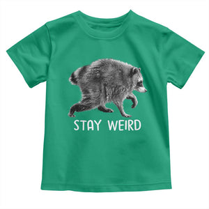Jimothy the Raccoon Funny Stay Weird Toddler T Shirt Seattle Short Spine Trash Panda