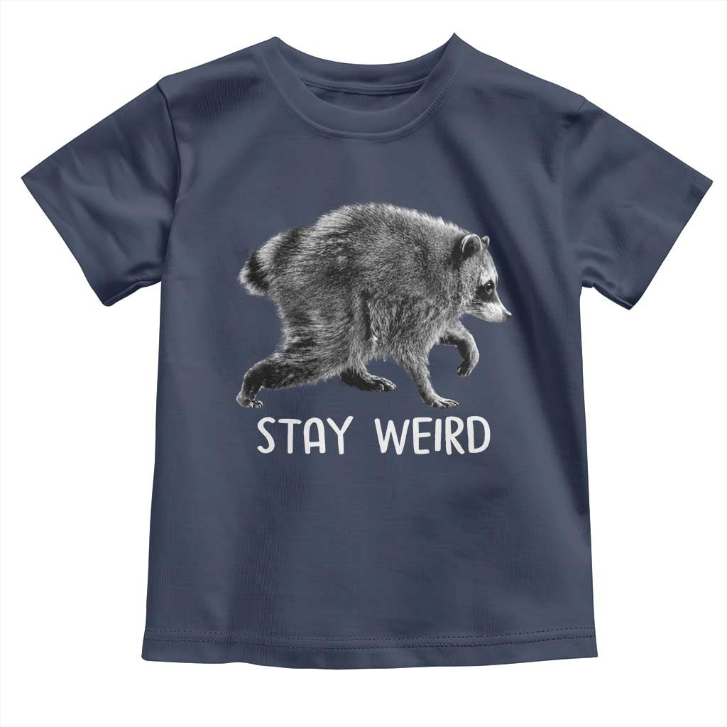 Jimothy the Raccoon Funny Stay Weird Toddler T Shirt Seattle Short Spine Trash Panda