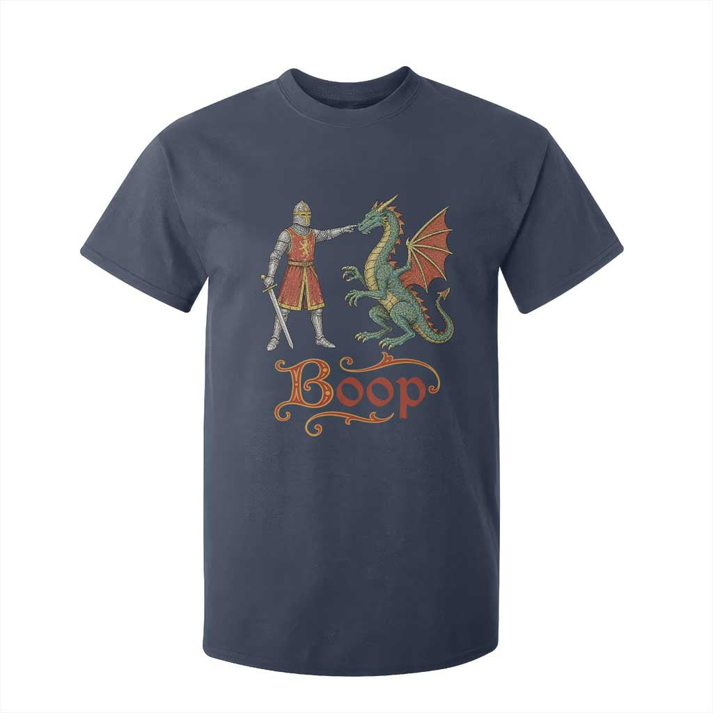 Boop Medieval Knight Dragon T Shirt For Kid Funny Ren Faire Dark Fantasy