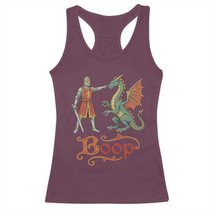 Boop Medieval Knight Dragon Racerback Tank Top Funny Ren Faire Dark Fantasy