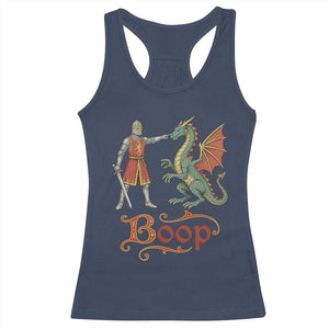 Boop Medieval Knight Dragon Racerback Tank Top Funny Ren Faire Dark Fantasy