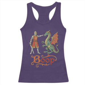 Boop Medieval Knight Dragon Racerback Tank Top Funny Ren Faire Dark Fantasy