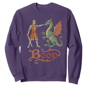 Boop Medieval Knight Dragon Sweatshirt Funny Ren Faire Dark Fantasy
