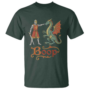 Boop Medieval Knight Dragon T Shirt Funny Ren Faire Dark Fantasy