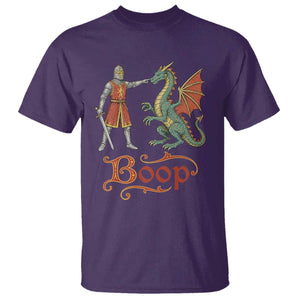 Boop Medieval Knight Dragon T Shirt Funny Ren Faire Dark Fantasy