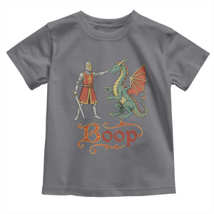 Boop Medieval Knight Dragon Toddler T Shirt Funny Ren Faire Dark Fantasy