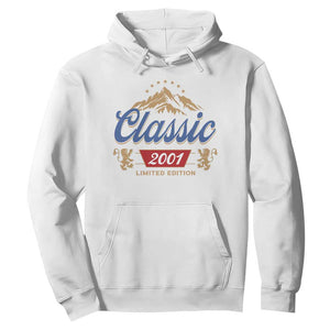 25th Birthday Beer Classic 2001 Limited Edition Hoodie Funny Gifts for 25 Year Olds