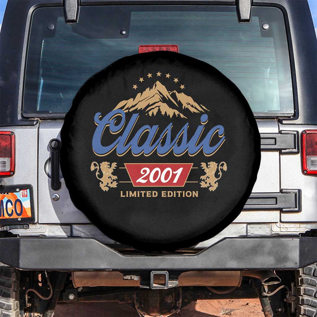 25th Birthday Beer Classic 2001 Limited Edition Spare Tire Cover Funny Gifts for 25 Year Olds