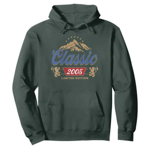 21st Birthday Beer Classic 2005 Limited Edition Hoodie Funny Gifts for 21 Year Olds