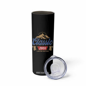 21st Birthday Beer Classic 2005 Limited Edition Skinny Tumbler Funny Gifts for 21 Year Olds