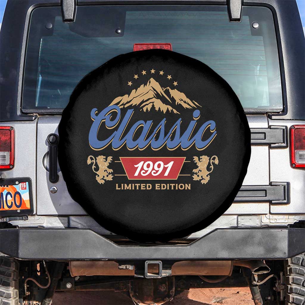 35th Birthday Beer Classic 1991 Limited Edition Spare Tire Cover Funny Gifts for 35 Year Olds