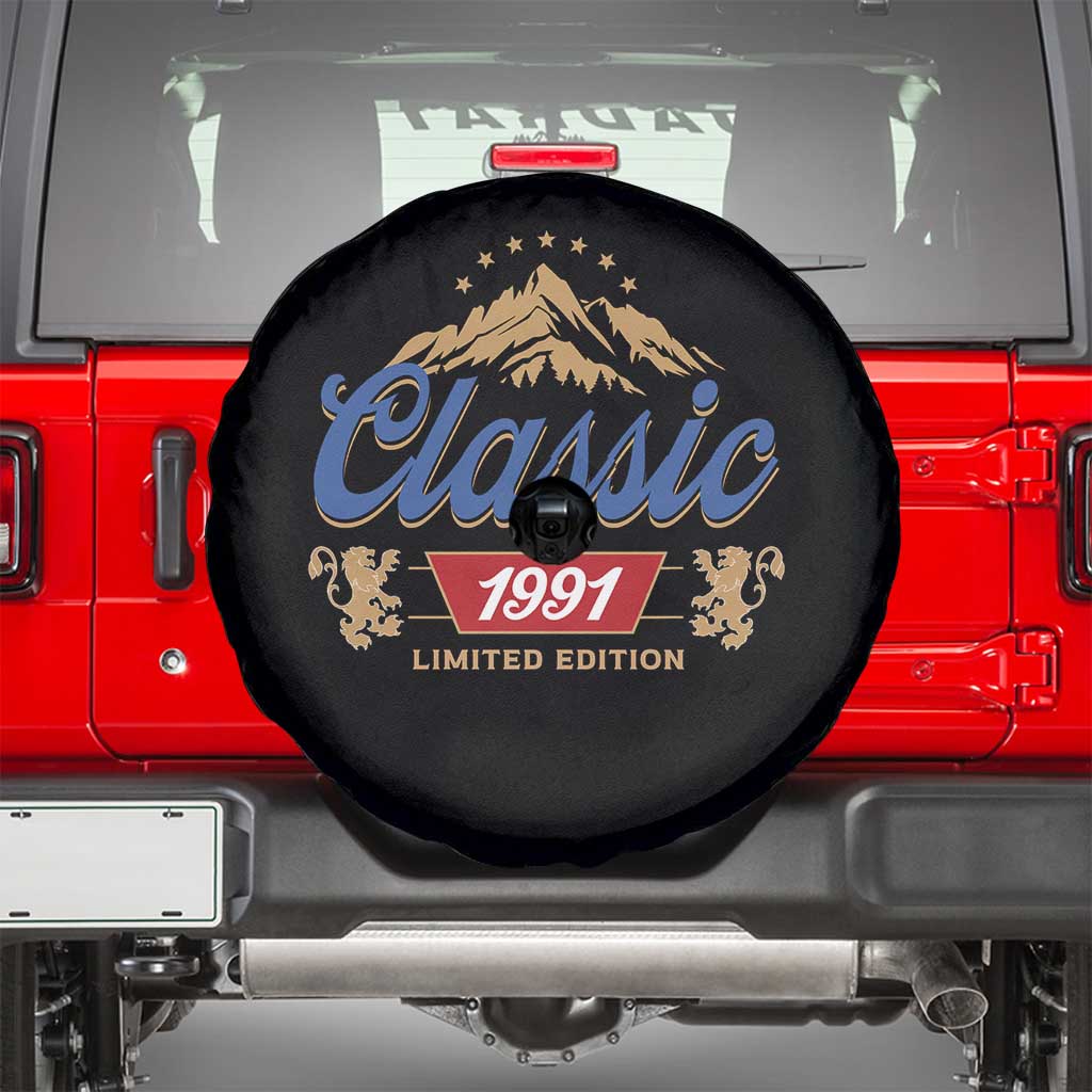 35th Birthday Beer Classic 1991 Limited Edition Spare Tire Cover Funny Gifts for 35 Year Olds