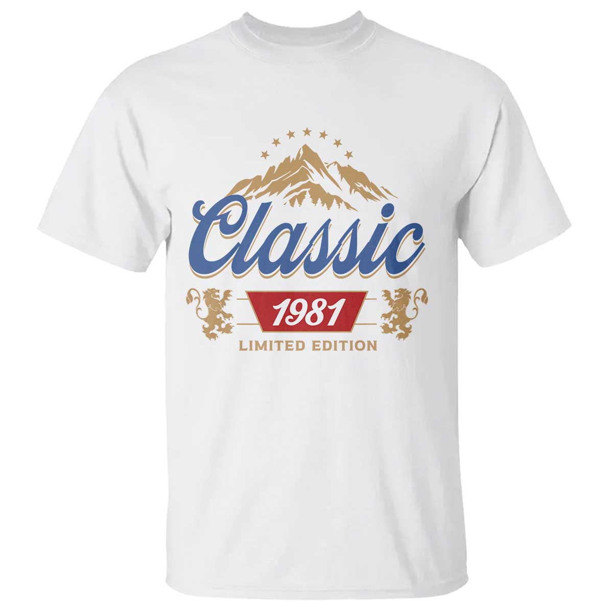 45th Birthday Beer Classic 1981 Limited Edition T Shirt Funny Gifts for 45 Year Olds