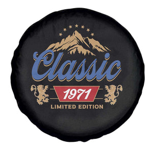 55th Birthday Beer Classic 1971 Limited Edition Spare Tire Cover Funny Gifts for 55 Year Olds
