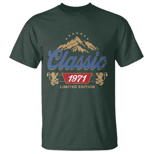 55th Birthday Beer Classic 1971 Limited Edition T Shirt Funny Gifts for 55 Year Olds