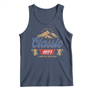55th Birthday Beer Classic 1971 Limited Edition Tank Top Funny Gifts for 55 Year Olds