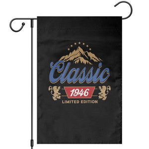 80th Birthday Beer Classic 1946 Limited Edition Garden Flag Funny Gifts for 80 Year Olds