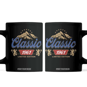 65th Birthday Beer Classic 1961 Limited Edition Coffee Mug Funny Gifts for 65 Year Olds